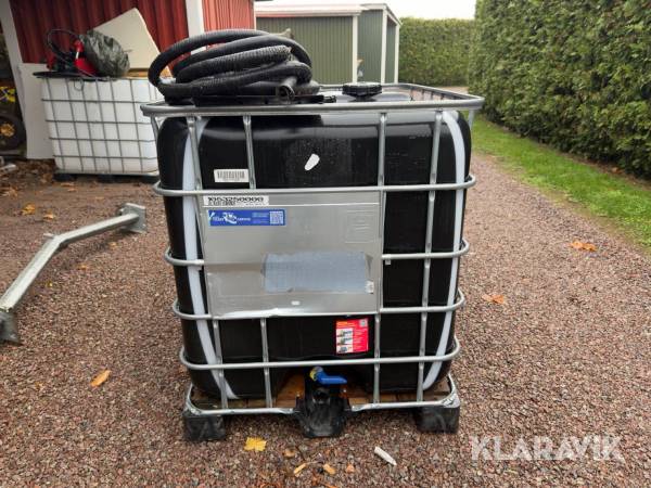 IBC-tank med automatisk pump diesel