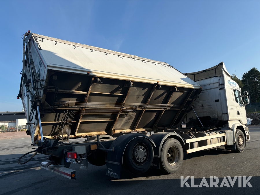 Flisbil Scania R490 6X2, Vimmerby, Klaravik auktioner