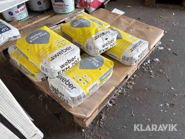 Murbruk 7 st Weber EXM 703 20 kg
