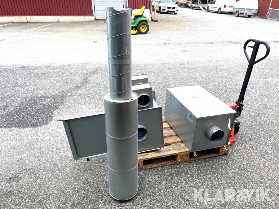 Tilluftsaggregat Systemair TLP 160/2,1 med kolfilter