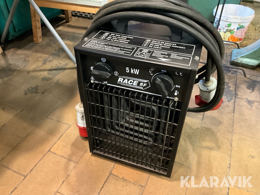 Byggfläkt Race 5F 5kW