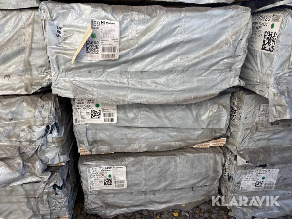 Finsågad Ytterpanel Moelven Gran 19x123 Pro Egghv 286m2 675st 2924Lpm