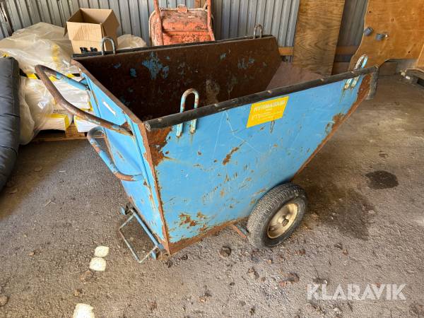 Byggkärra med broms