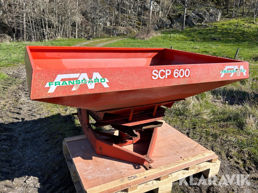 Konstgödselspridare Fransgård SCP 600