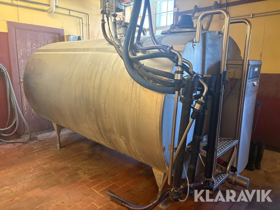 Mjölktank DeLaval DXCE 4500 liter komplett