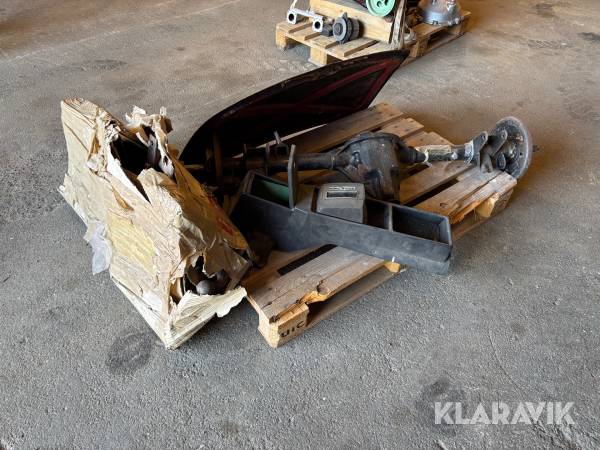 Bakaxel, drag och bagagelucka Volvo P1800