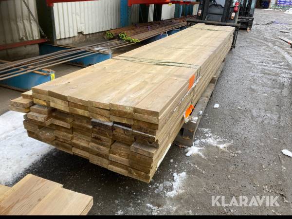 Parti med impregnerat virke sekunda