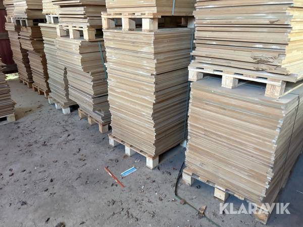MDF-skivor 1950x750x20mm 5st pall