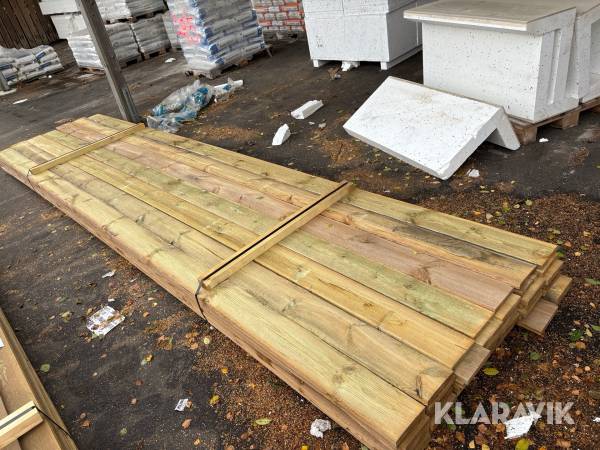 Impregnerad bräda 25x150x4800 49 st