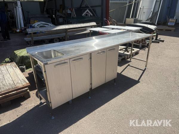 Diskbänk WOKK Rostfri