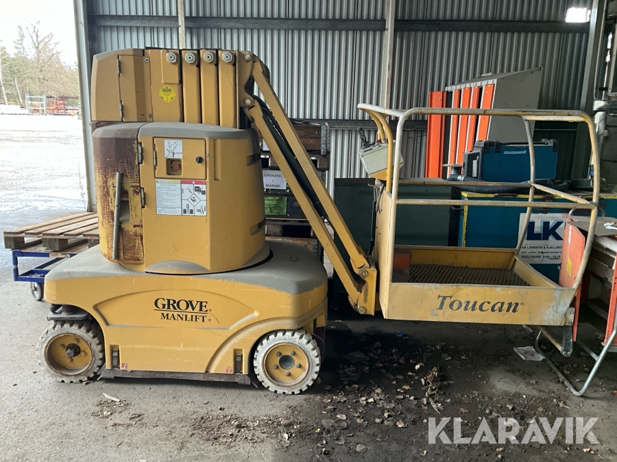 Pelarlift Grove Manlift Toucan 1010