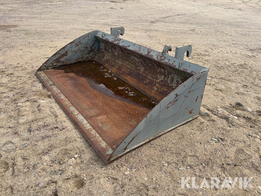 Planeringsskopa Norje Eurofäste, och fäste till grävmaskinsschaktblad