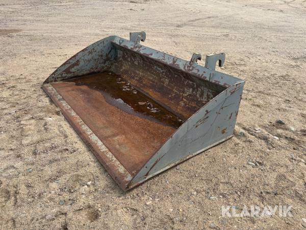 Planeringsskopa Norje Eurofäste, och fäste till grävmaskinsschaktblad