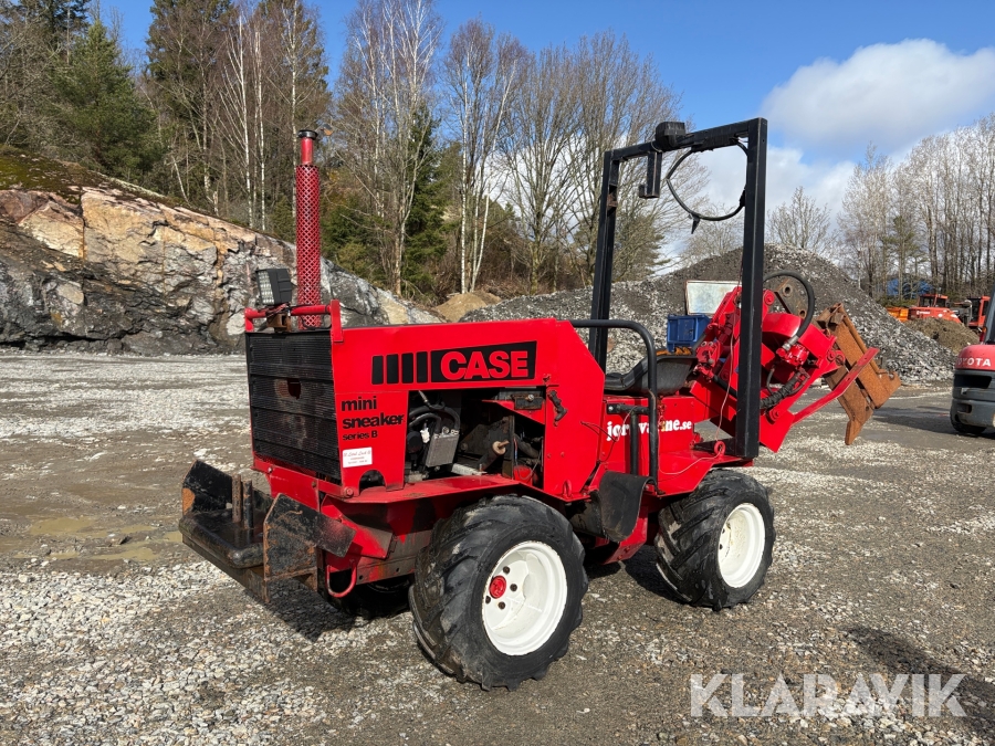 Kabelplogsmaskin / Miniplöjare Case Mini Sneaker Series B