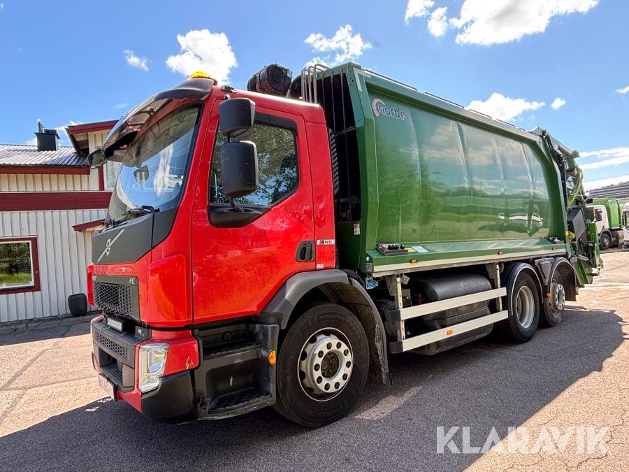 Sopbil Volvo FE 8.9 6x2 320hk Gasbil