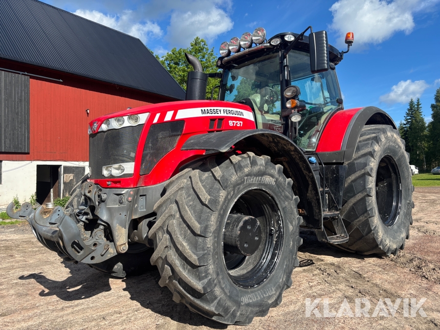 Traktor Massey Ferguson 8737 Dyna-VT med Frontlyft