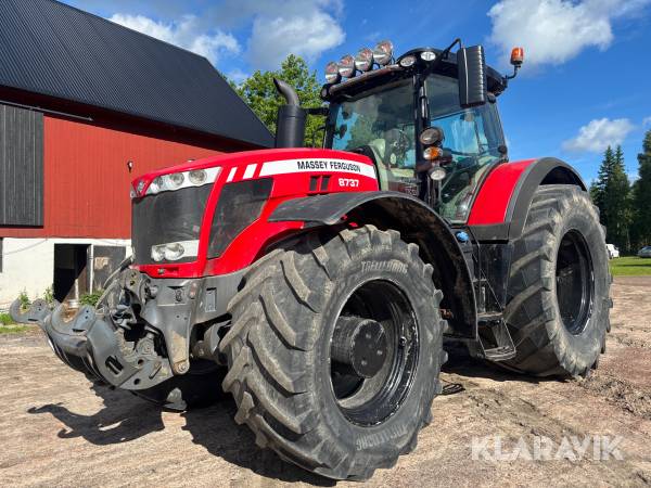 Traktor Massey Ferguson 8737 Dyna-VT med Frontlyft