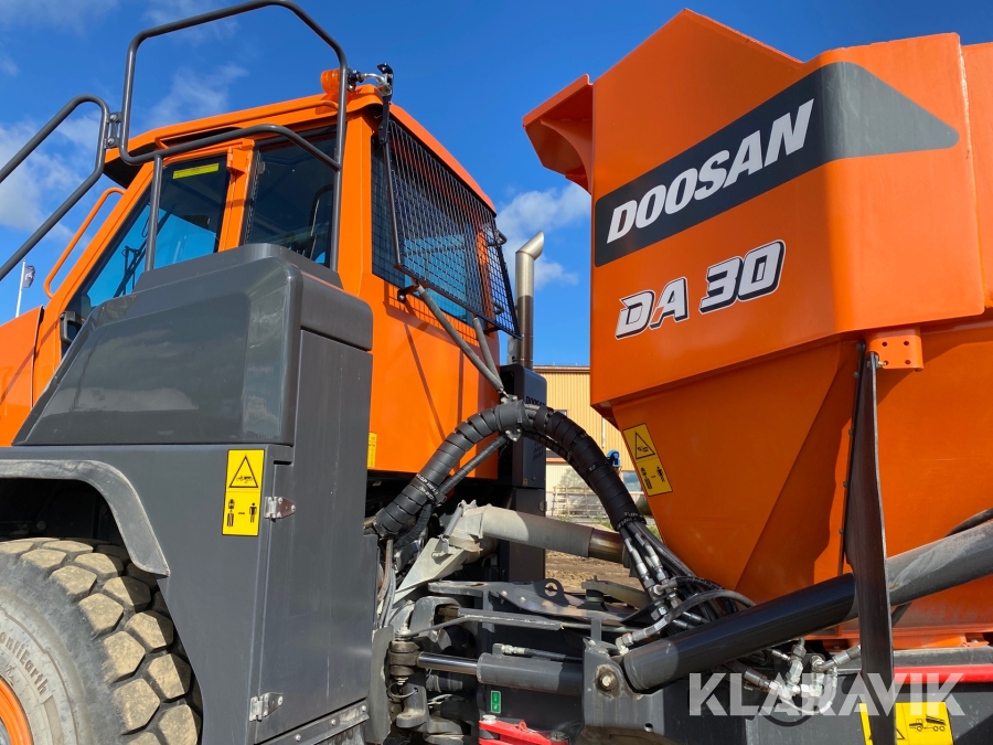 Dumper Doosan DA30, Gällivare, Klaravik auktioner