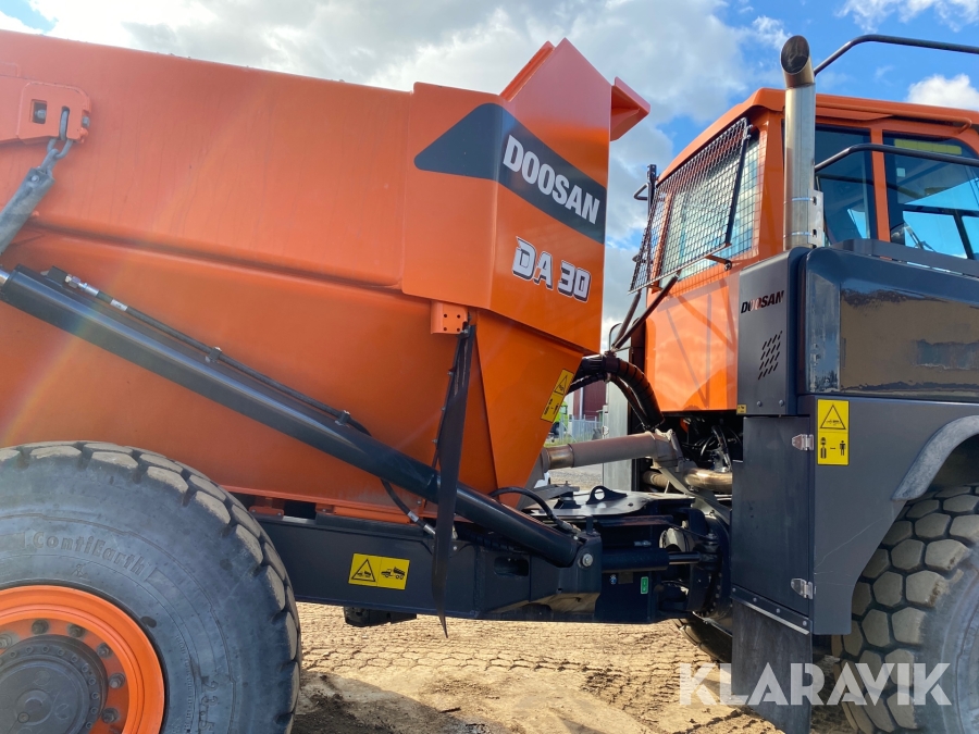 Dumper Doosan DA30, Gällivare, Klaravik auktioner