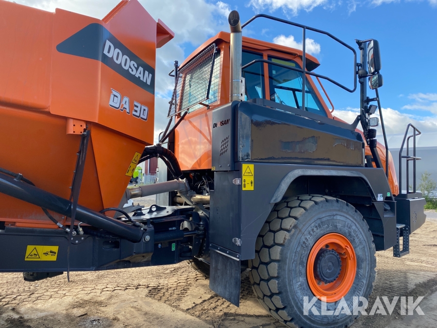 Dumper Doosan DA30, Gällivare, Klaravik auktioner