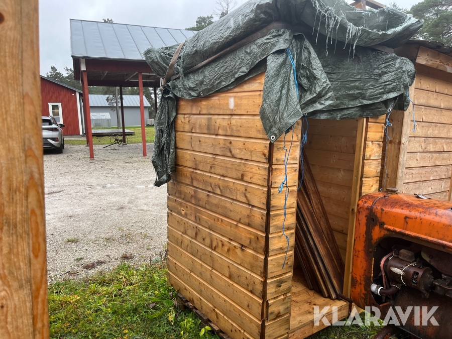 Nybyggt utedass ej färdigbyggt