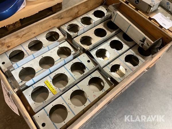 Lampbalja rostfri, 8 st