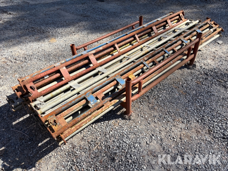 Parti med haki längdbalk 2,45 m 20 st