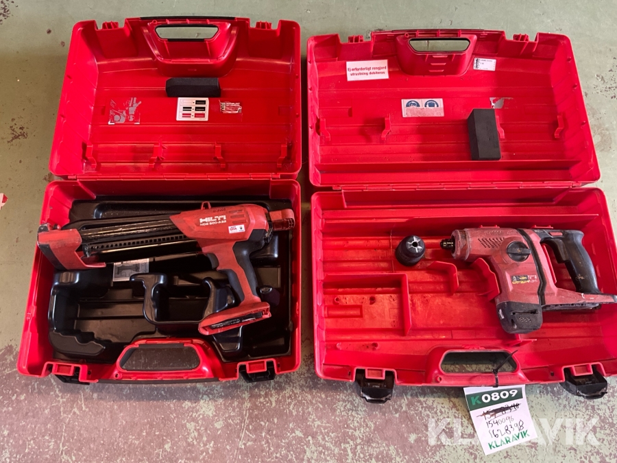 Injekteringsverktyg och borrhammare Hilti HDE500A22, TE-6A36