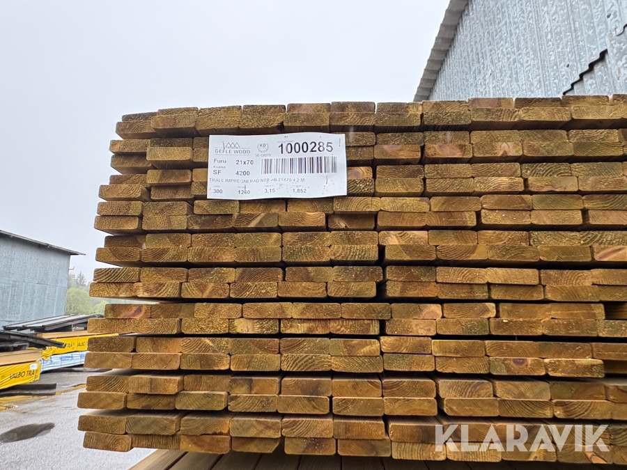 Trall impregnerad 21X70 4200 1 bunt/ 300 st