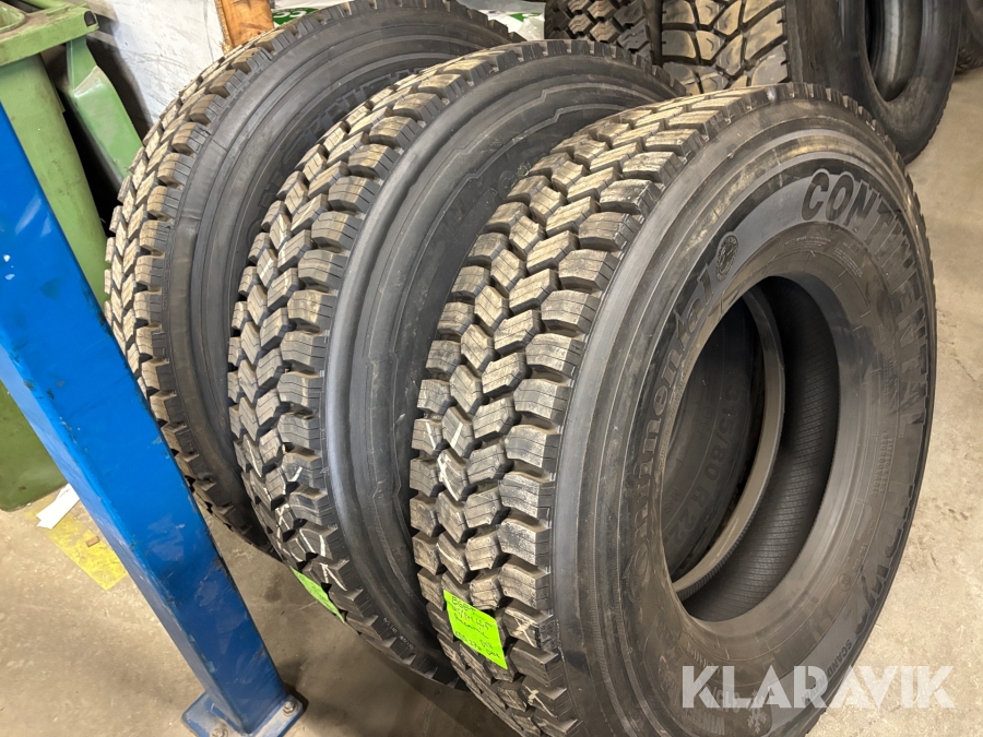 Lastbilsdäck Continental XDS regummerade. 3st