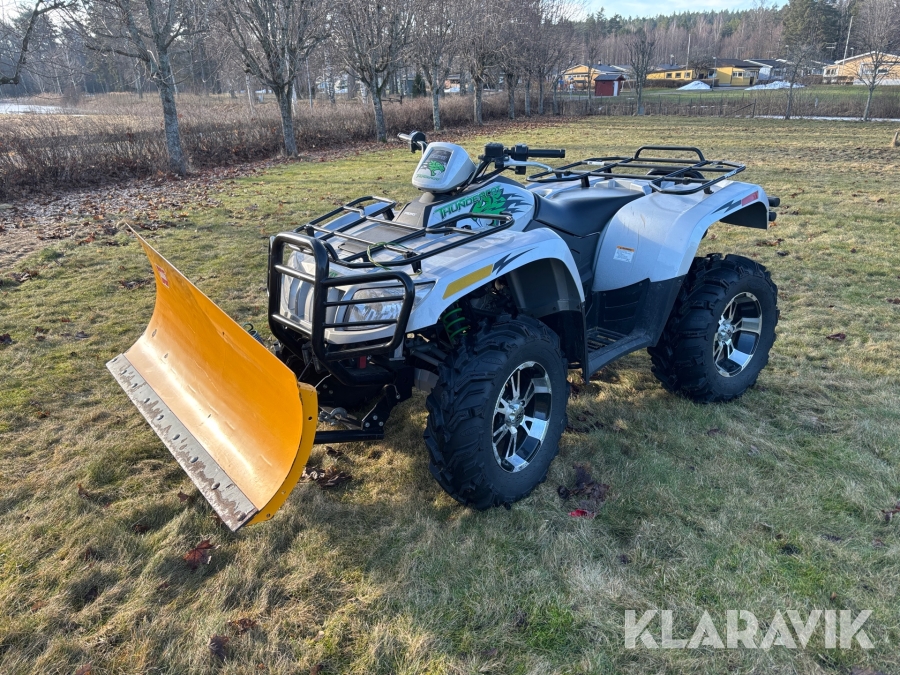 ATV Arctic cat Thundercat 1000cc med snöblad