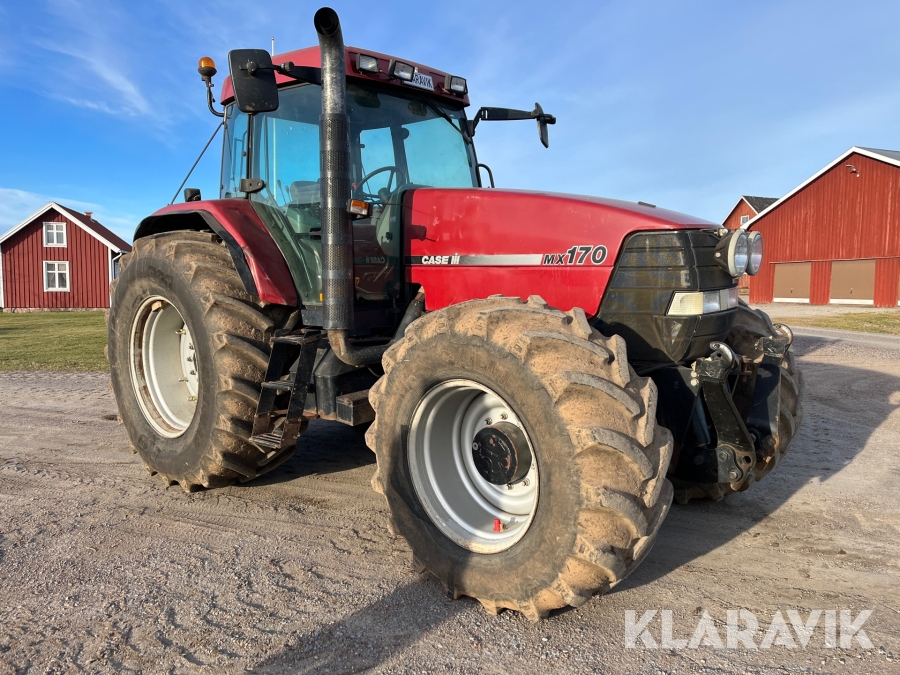 Traktor Case IH MX170 med Dubbelmontage