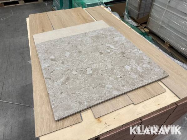 Granitkeramikplattor Terrazzo warm 60×60 200m²