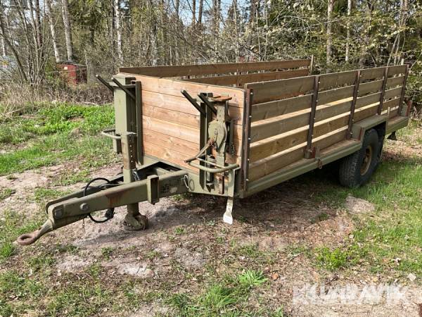 Traktorkärra Försvaret 6,4m