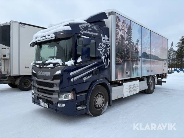 Kyl och frysbil Scania P370 med öppningsbar sida