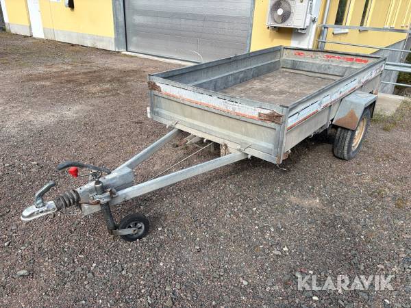 Personbilssläp Gisebo Proffsvagnen skruvtipp
