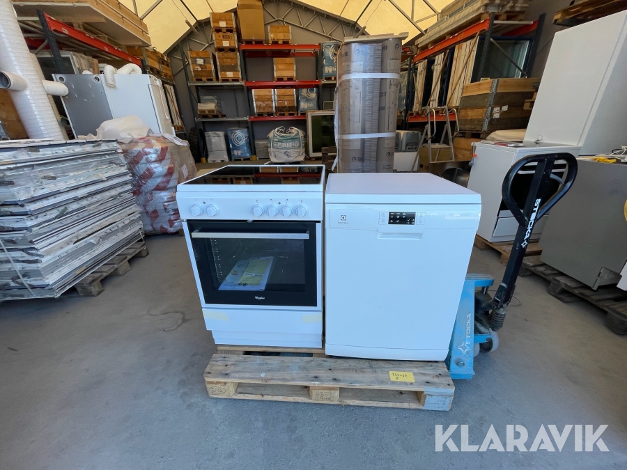 Diskmaskin och spis/ugn Whirlpool/Electrolux