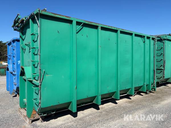 Lastväxlarflak BFAB 38m3 med hydrauliskt kapell