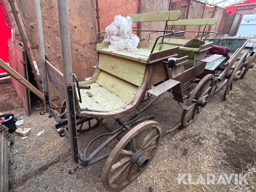 Hästvagnar 3st