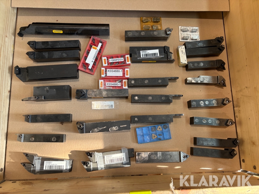 Parti med svarvstål