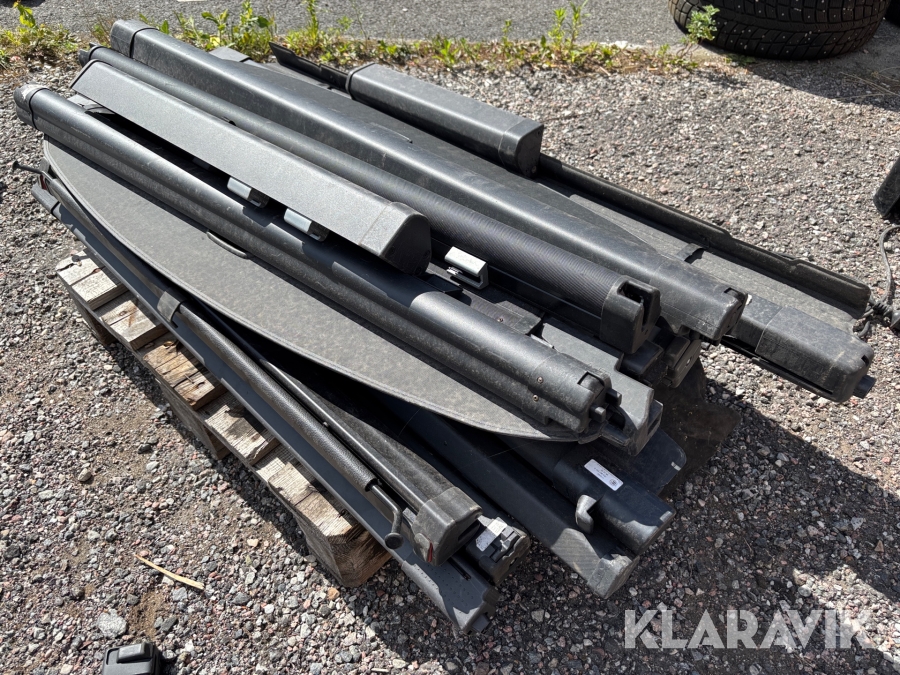 Solskydd och lastskydd ca 15 st