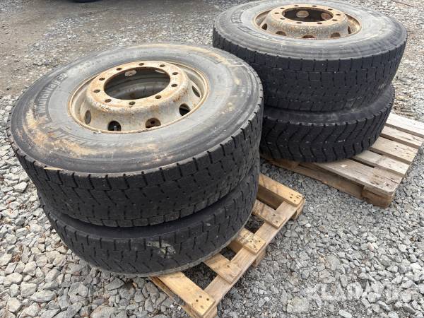 Däck med fälg Michelin 315/80R22.5