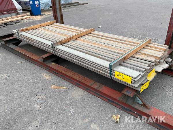 Virkespaket Målad panel 22x120 22x45