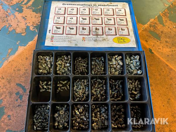 Smörjnippelsortiment IDG Tools