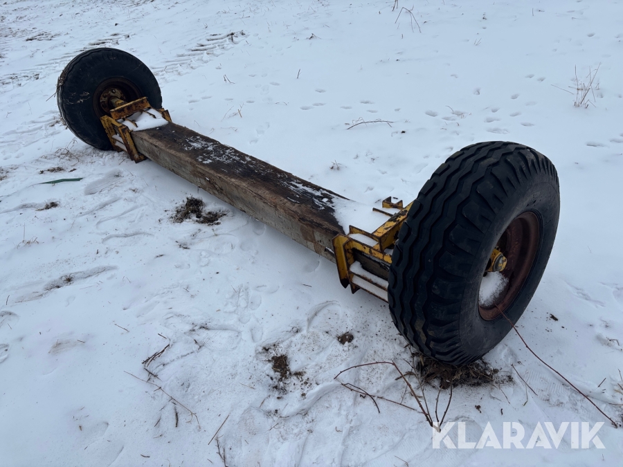 Hjul med träslipers