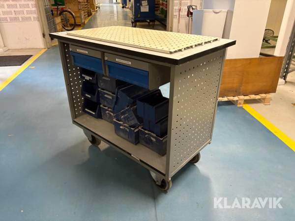 Arbetsbänk Gigant på hjul