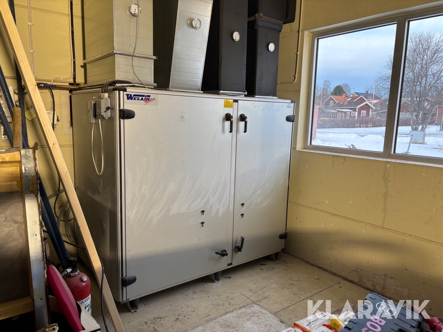Ventilationsaggregat Welair WLM-950 med spirorör