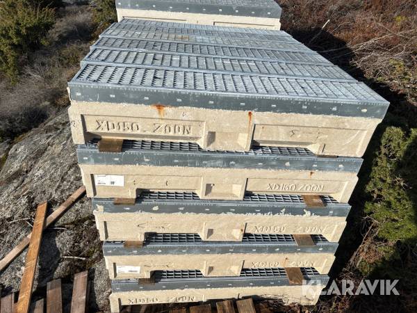 Markrännor Acodrain XD150ZOON 10st