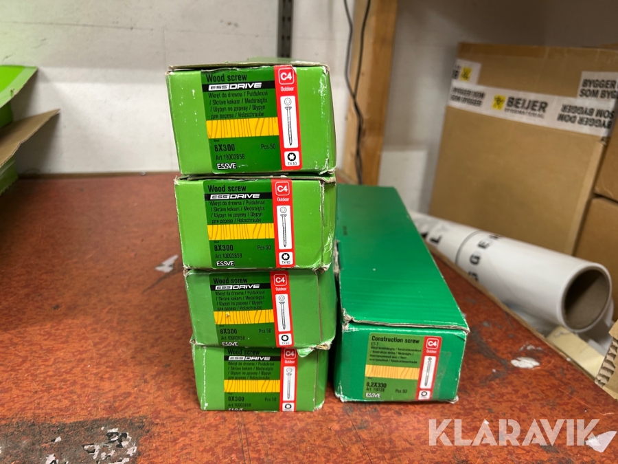 Träskruv & constructionsskruv Essve