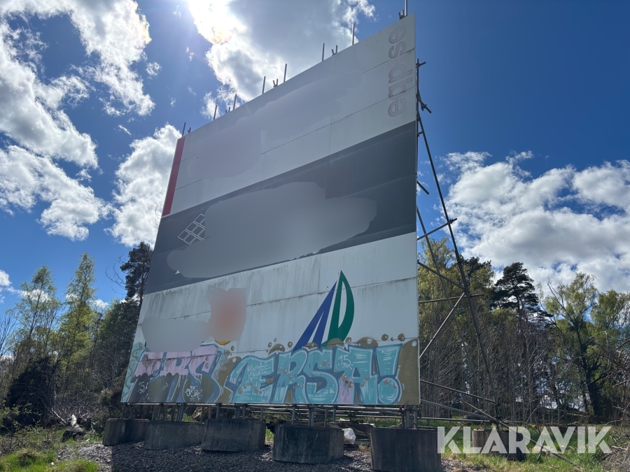 Reklamskylt layher ca 85m2